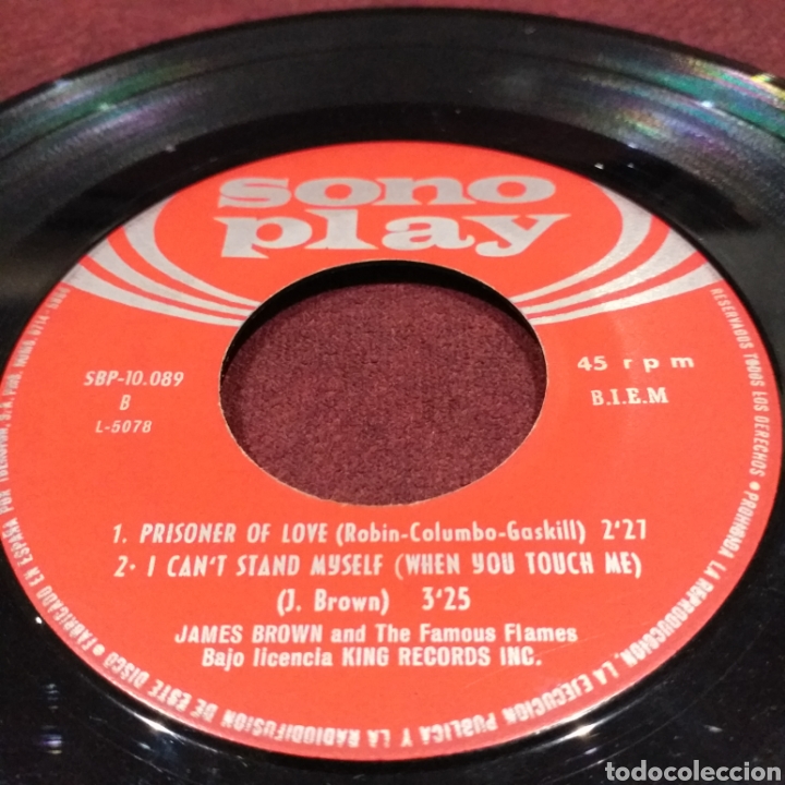 Discos de vinilo: JAMES BROWN - THERE WAS A TIME, EP 7&rdquo; - Foto 4