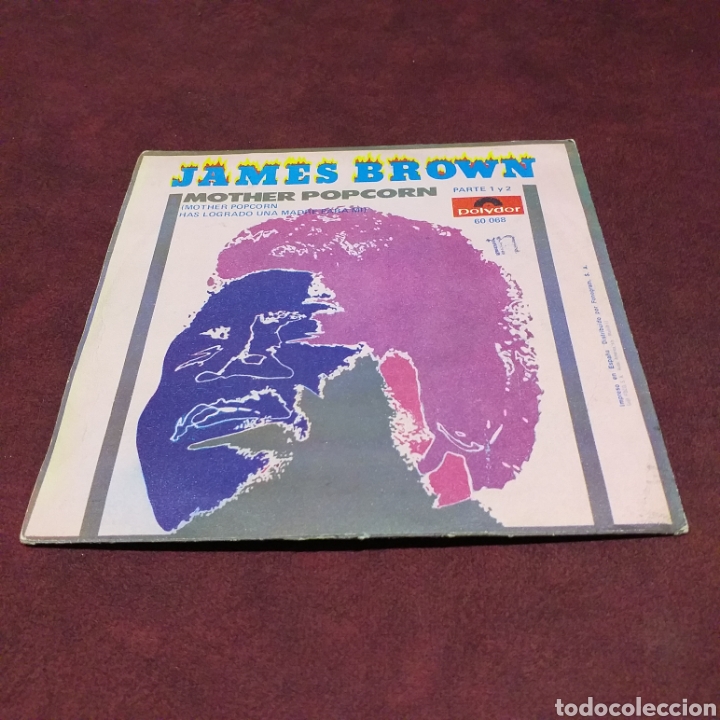Discos de vinilo: JAMES BROWN - MOTHER POPCORN PARTE 1 y 2 - SINGLE 7&rdquo; - Foto 2