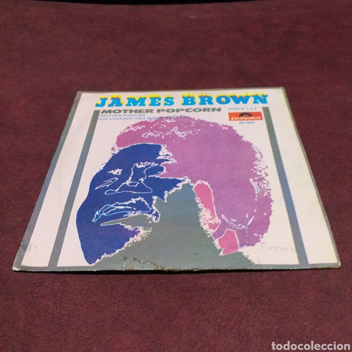 Discos de vinilo: JAMES BROWN - MOTHER POPCORN PARTE 1 y 2 - SINGLE 7&rdquo; - Foto 1