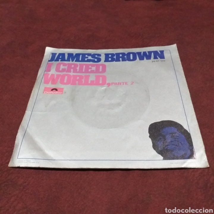 Discos de vinilo: JAMES BROWN - I CRIED / WORLD, PARTE 2 - SINGLE 7&rdquo; - Foto 2