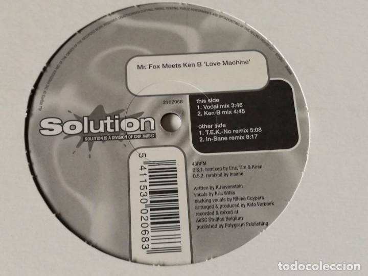 Discos de vinilo: Mr. Fox Meets Ken B - Love Machine - 1997 - Foto 1