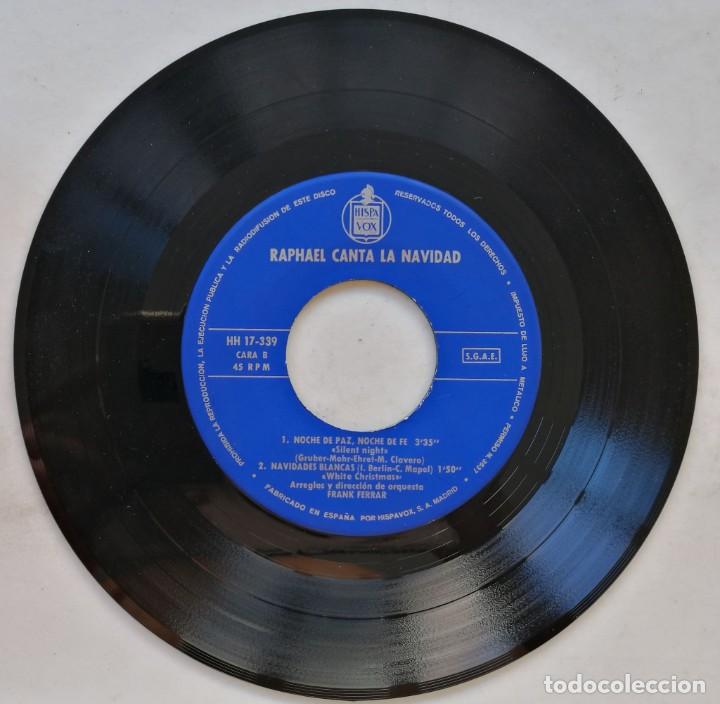Discos de vinilo: Raphael. Raphael Canta La Navidad, Hispavox HH 17-339 - Foto 3