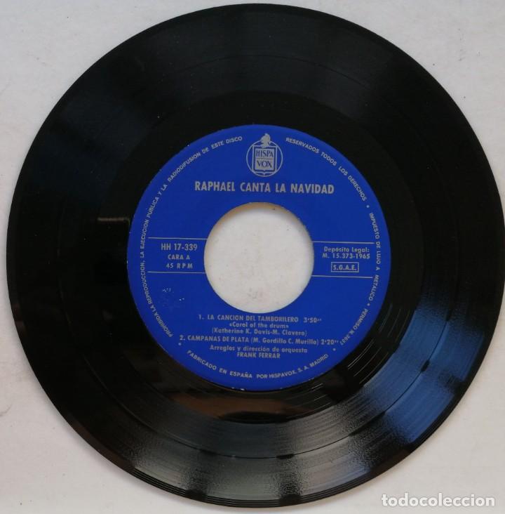 Discos de vinilo: Raphael. Raphael Canta La Navidad, Hispavox HH 17-339 - Foto 5
