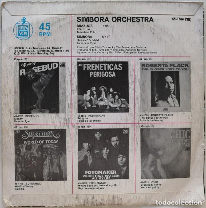 Discos de vinilo: Simbora Orchestra. Brazuca, Atlantic 45-174 4 - Foto 2