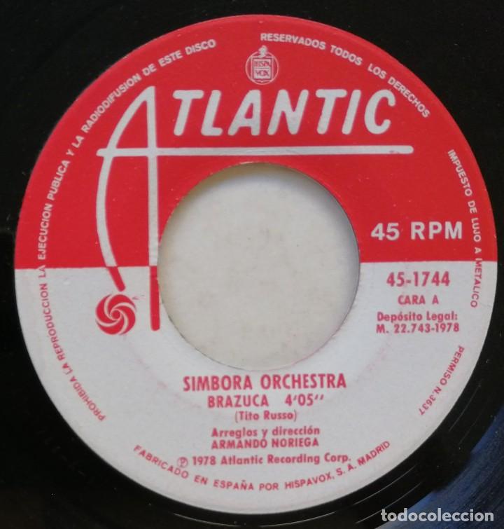 Discos de vinilo: Simbora Orchestra. Brazuca, Atlantic 45-174 4 - Foto 6