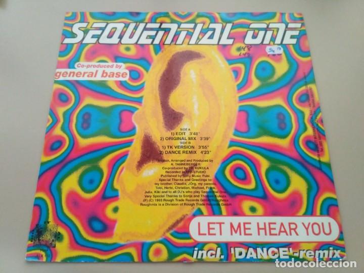 Discos de vinilo: Sequential One - Let Me Hear You - Foto 2