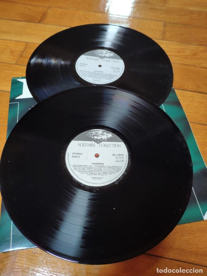 Discos de vinilo: LP de vinilo doble leyendas del country - Foto 7