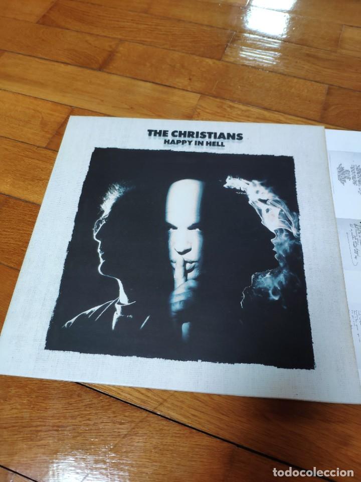 Discos de vinilo: LP de vinilo the christians happy in hell - Foto 1