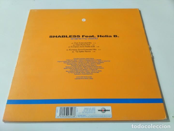Discos de vinilo: Shabless Feat. Helia B. - Share My World - Foto 2