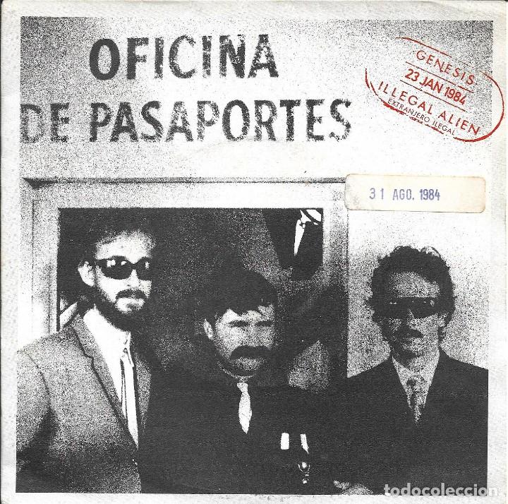 Discos de vinilo: GENESIS - ILLEGAL ALIEN + TURN IT ON AGAIN SINGLE 1983 SPAIN - Foto 1