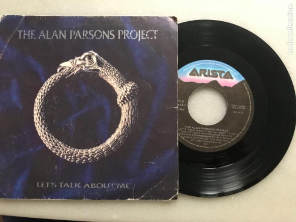 Discos de vinilo: Disco single The Alan Parsons Proyect. Lets talk about me - Foto 1