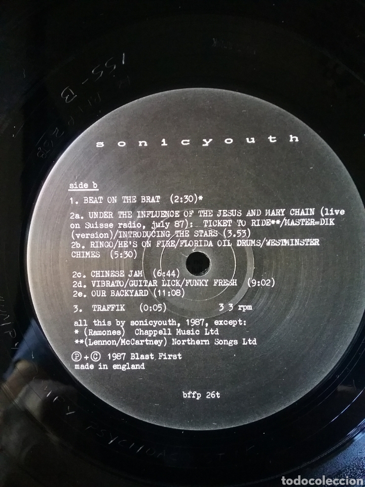 Discos de vinilo: SONIC YOUTH 1987 Master- Dix ?Nuevo - Foto 6
