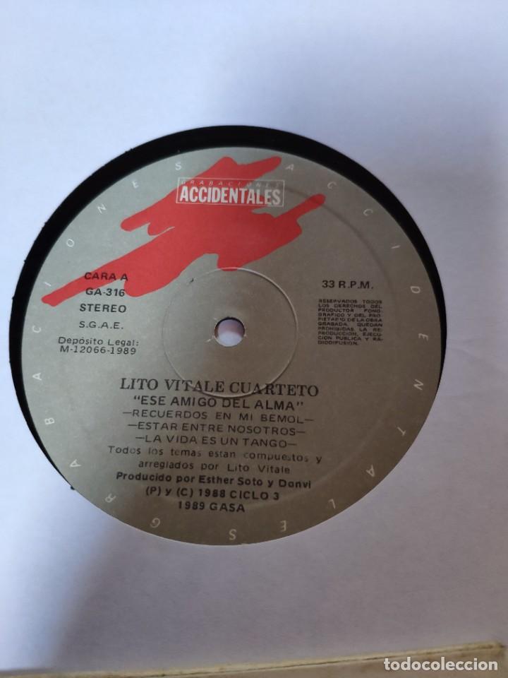 Discos de vinilo: LP de vinilo Lito Vitale cuarteto - Foto 3