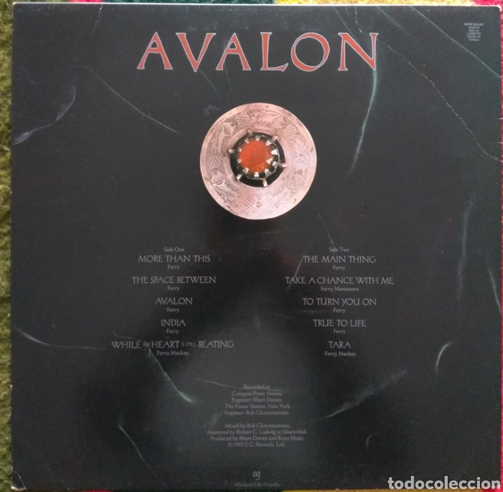 Discos de vinilo: Roxy Music&nbsp;?&ndash;&nbsp;Avalon - Foto 2