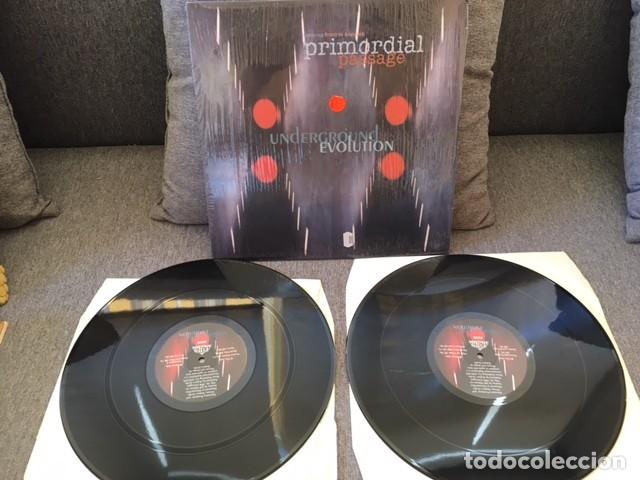 Discos de vinilo: PRIMORDIAL PASSAGE . UNDERGROUND EVOLUTION. 2 MAXI&acute;S . EDICI&Oacute;N INGLESA DE 1999 - Foto 2
