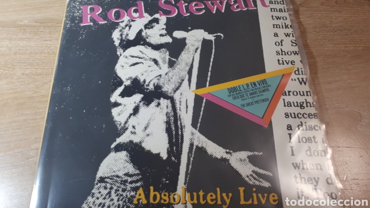 Discos de vinilo: ROD STEWART ABSOLUTELY LIVE - Foto 1