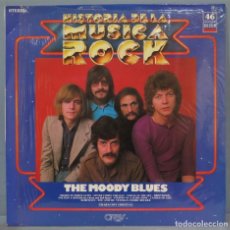 Discos de vinilo: LP. THE MOODY BLUES. HISTORIA DE LA MUSICA ROCK. 46. PRECINTADO