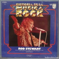 Discos de vinilo: LP. ROD STEWART. HISTORIA DE LA MUSICA ROCK. 12. PRECINTADO