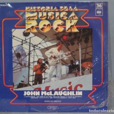 Discos de vinilo: LP. JOHN MCLAUGHLIN. HISTORIA DE LA MÚSICA ROCK. 36. PRECINTADO