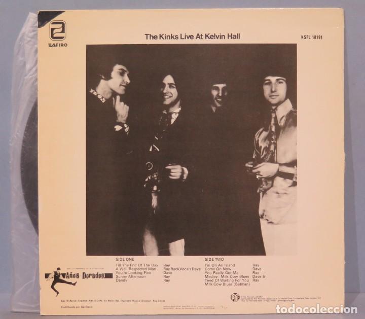 Discos de vinilo: LP. THE KINKS LIVE AT KELVIN HALL - Foto 3