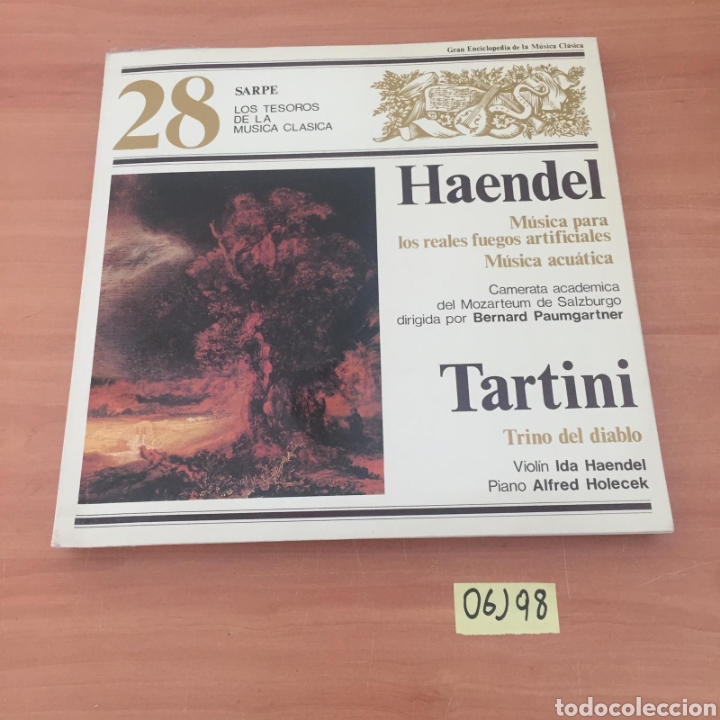 Discos de vinilo: Haendel Tartini - Foto 1
