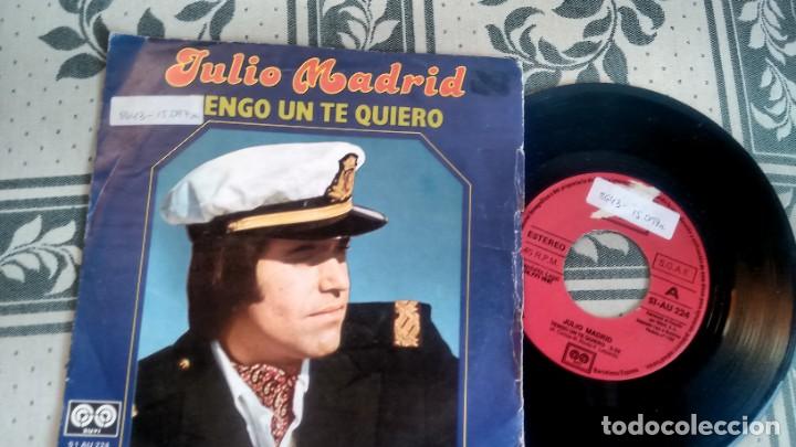 Vinyl-Schallplatten: SINGLE ( VINILO) DE JULIO MADRID A&Ntilde;OS 80