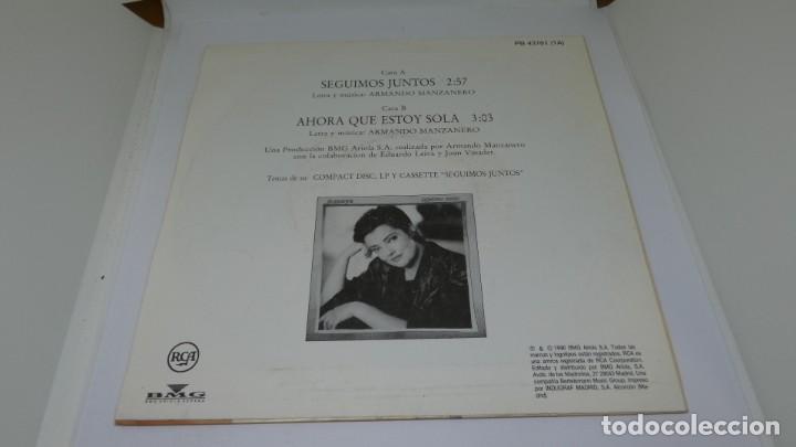 Discos de vinilo: DISCO VINILO SINGLE . AMAYA SEGUIMOS JUNTOS . - Foto 2