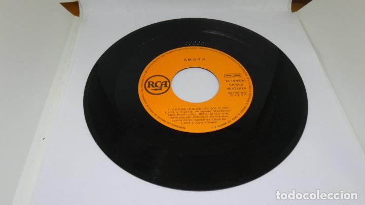 Discos de vinilo: DISCO VINILO SINGLE . AMAYA SEGUIMOS JUNTOS . - Foto 3