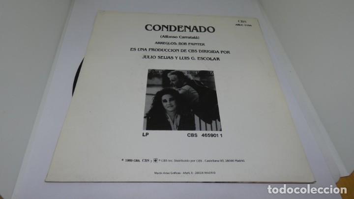 Discos de vinilo: DISCO SINGLE VINILO . SERGIO Y ESTIBALIZ . CONDENADO . - Foto 2