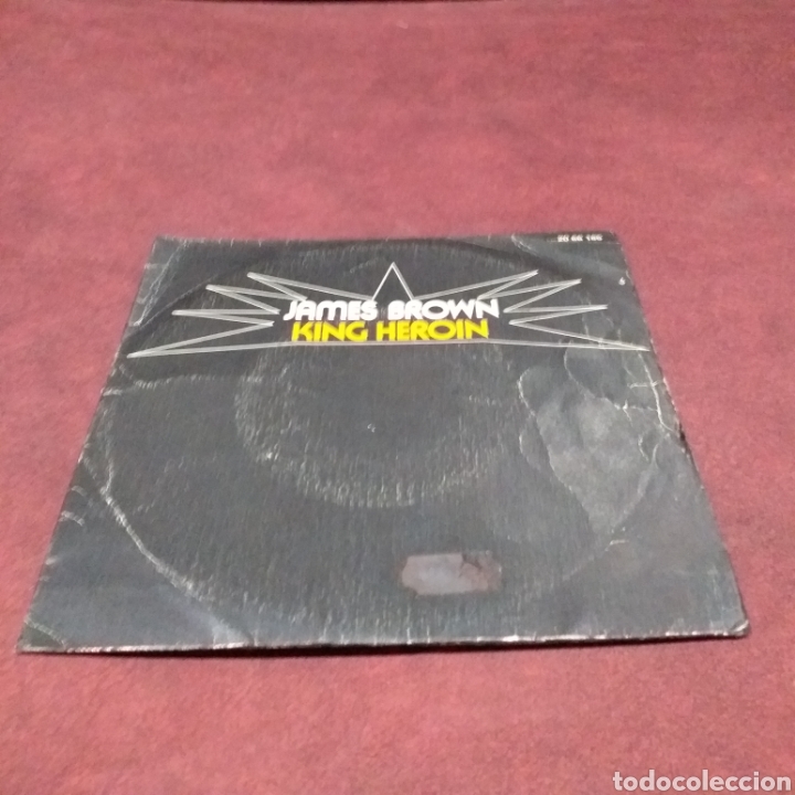 Discos de vinilo: JAMES BROWN - KING HEROIN - SINGLE 7&rdquo; - Foto 1