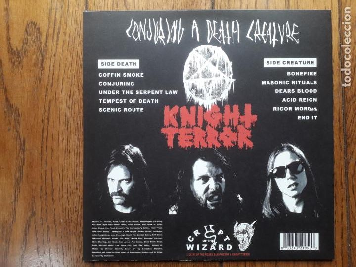 Discos de vinilo: Knight terror - conjuring a death creature - Foto 2