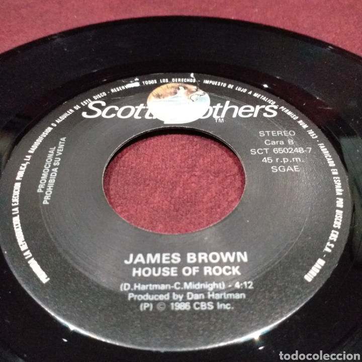 Discos de vinilo: JAMES BROWN - HOW DO YOU STOP, PROMOCIONAL, SINGLE 7&rdquo; - Foto 4