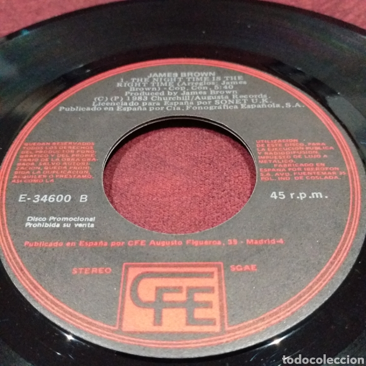 Discos de vinilo: JAMES BROWN - BRING IT ON - SINGLE 7&rdquo; - Foto 4