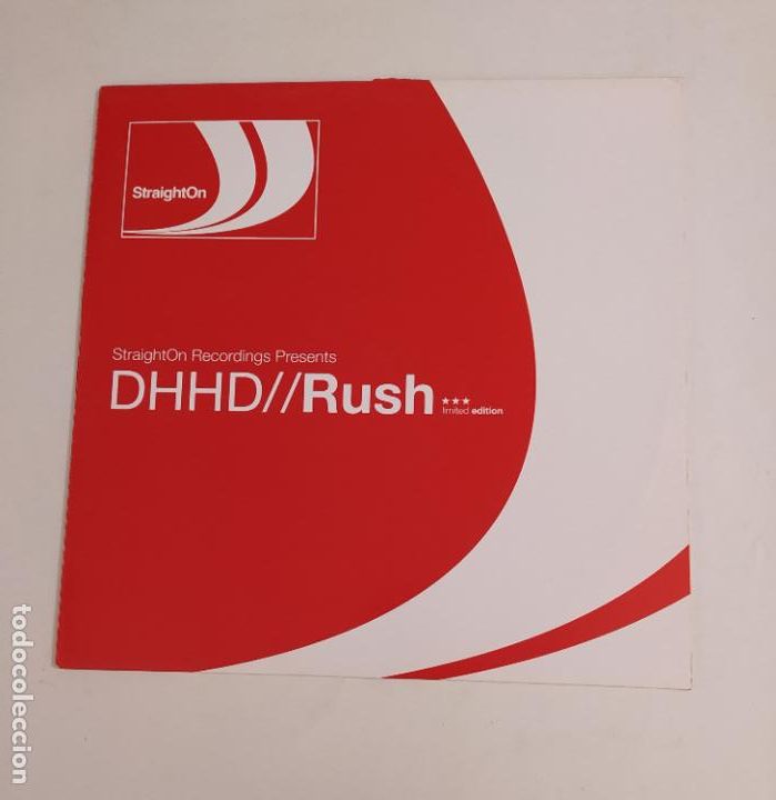 Discos de vinilo: STRAIGHT ON RECORDINGS. DHHD RUSH. MAXI SINGLE. TDKDA76 - Foto 1
