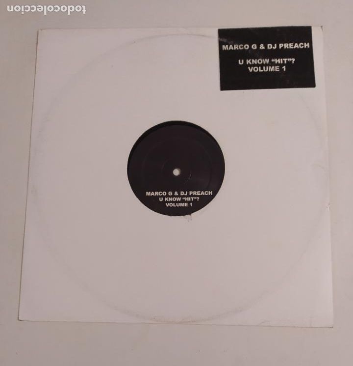 Discos de vinilo: MARCO G & DJ. PREACH. U KNOW HIT? VOLUME 1. MAXI SINGLE. TDKDA76 - Foto 1