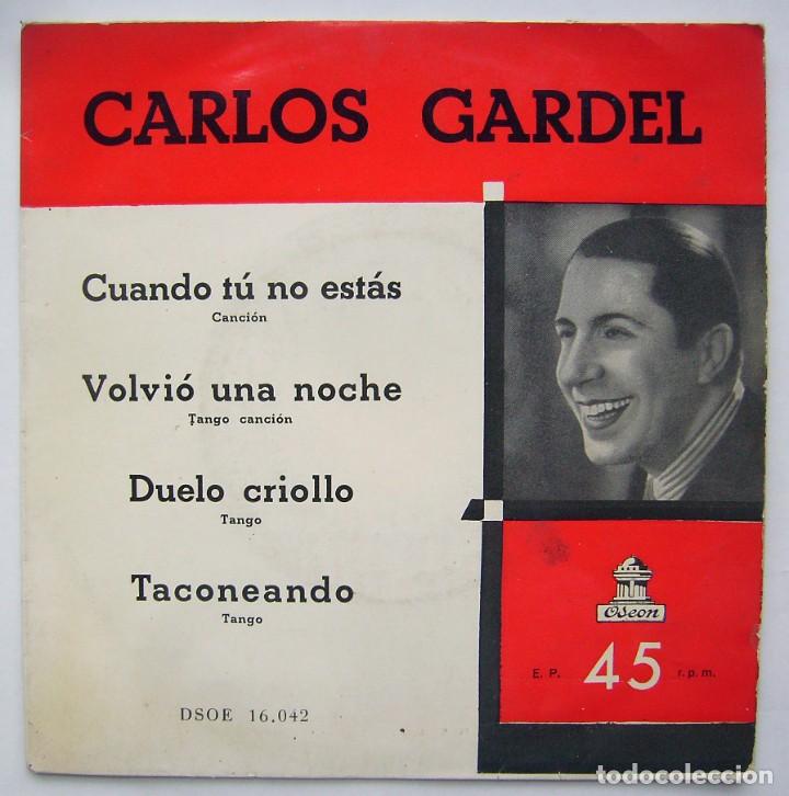 Discos de vinilo: CARLOS GARDEL. SINGLE. - Foto 1