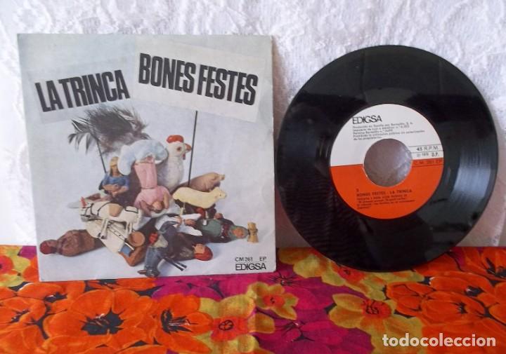 Discos de vinilo: LA TRINCA-BONES FESTES-SINGLE - Foto 1