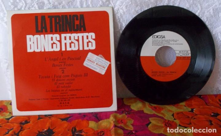 Discos de vinilo: LA TRINCA-BONES FESTES-SINGLE - Foto 2