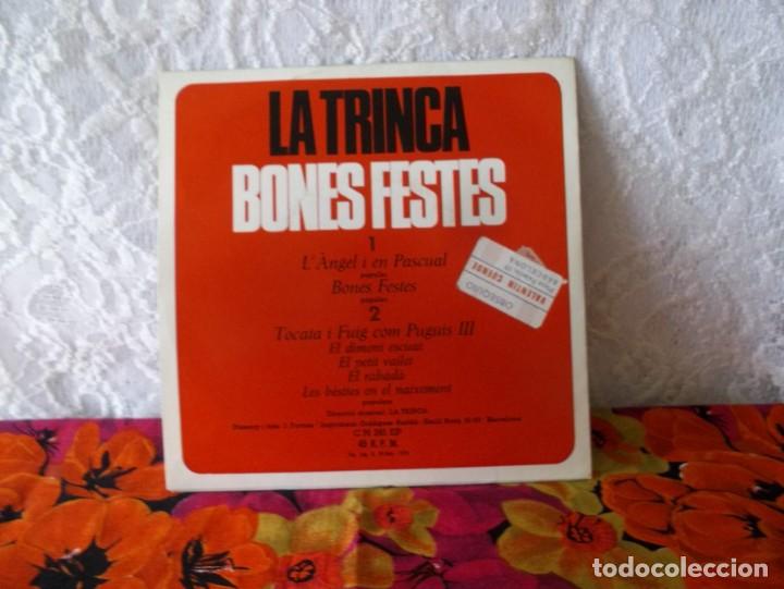 Discos de vinilo: LA TRINCA-BONES FESTES-SINGLE - Foto 3