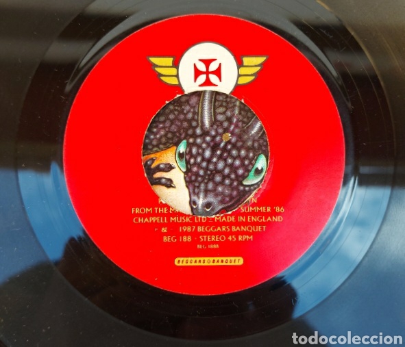 Discos de vinilo: Single The Cult - Wild flower- 1987 - Foto 2