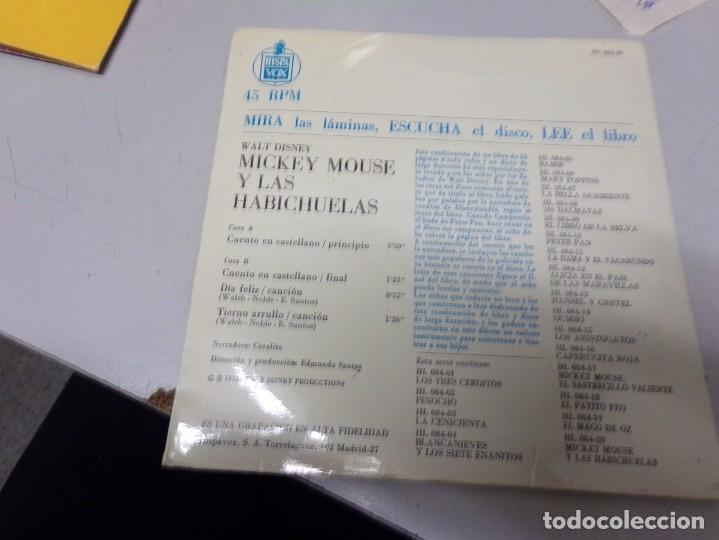 Discos de vinilo: ESTAMOS LIQUIDANDO. Mickey Mouse y las habichuelas - Foto 3