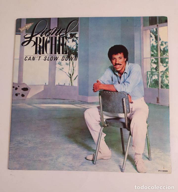 Discos de vinilo: LIONEL RICHIE - CANT SLOW DOWN. LP. TDKDA76 - Foto 1