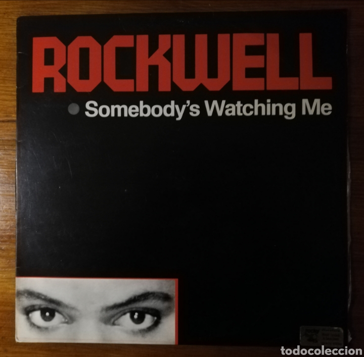 Discos de vinilo: Rockwell & Michael Jackson Somebodys watching me - Foto 1