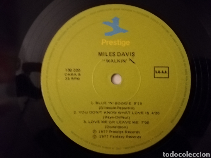Discos de vinilo: Miles Davis walkin - Foto 3