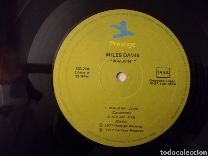 Discos de vinilo: Miles Davis walkin - Foto 4