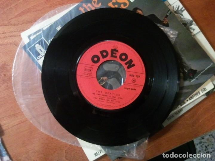 Discos de vinilo: Vinilo HELP Beatles Single ED espa&ntilde;a - Foto 2
