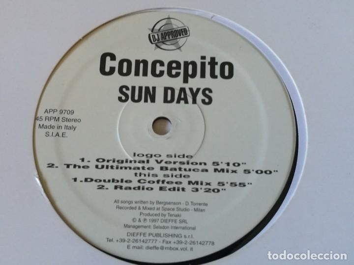 Discos de vinilo: Concepito - Sun Days - 1997 - Foto 1