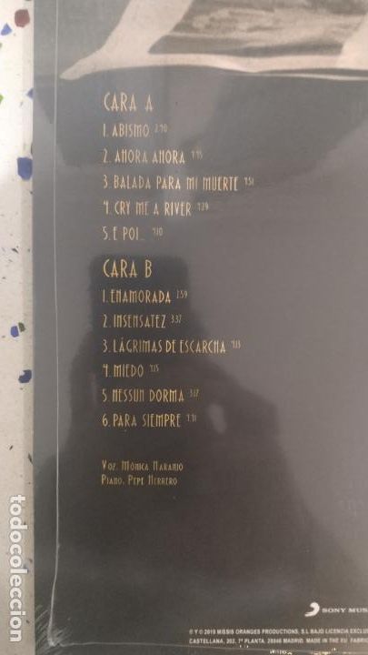Discos de vinilo: VINILO MONICA NARANJO - MADAME NOIR - Foto 3