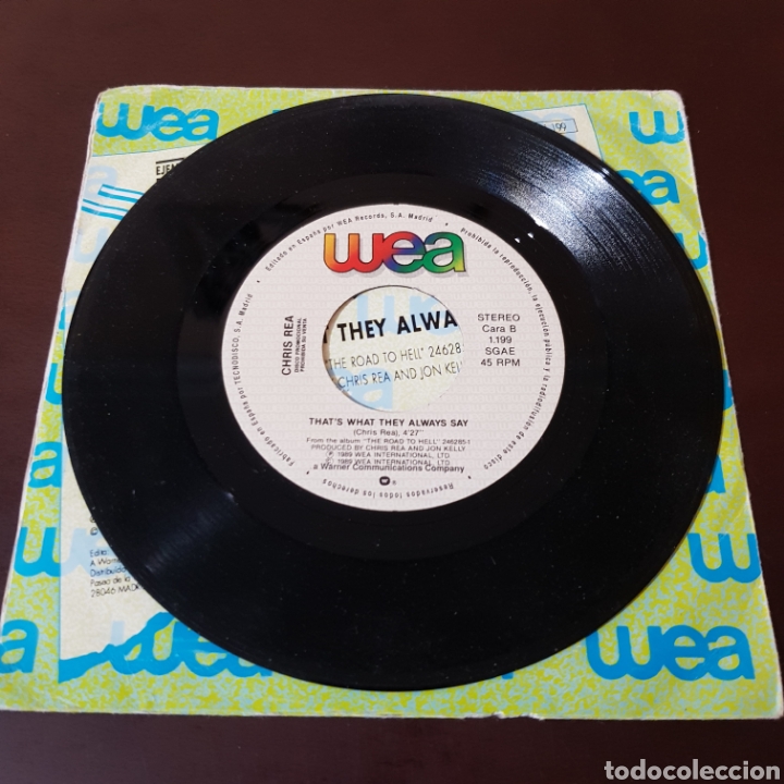 Discos de vinilo: CHRIS REA - THATS WHAT THEY ALWAYS SAY - Foto 4