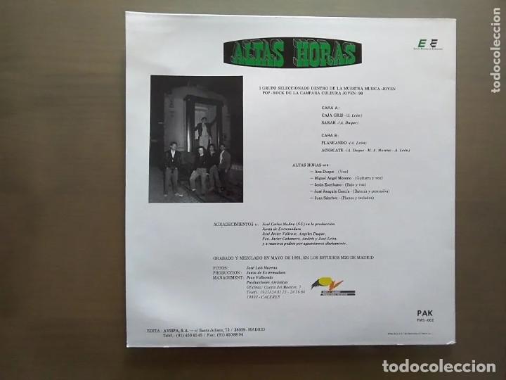 Discos de vinilo: LP ALTAS HORAS - PLANEANDO - 1991 - CACERES - Foto 2